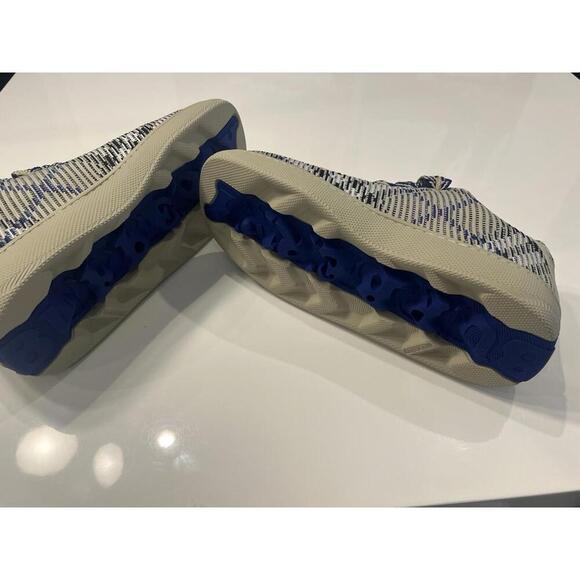 $890 Burberry Knit Box Sneakers Men Lichen Ip Check Size 8 /41 main image 6